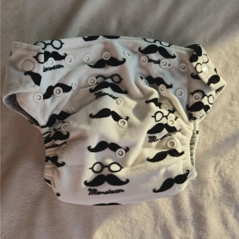 KaWaii Baby One-Size Pocket Cloth Diaper Bundle - Set of 3 + Inserts